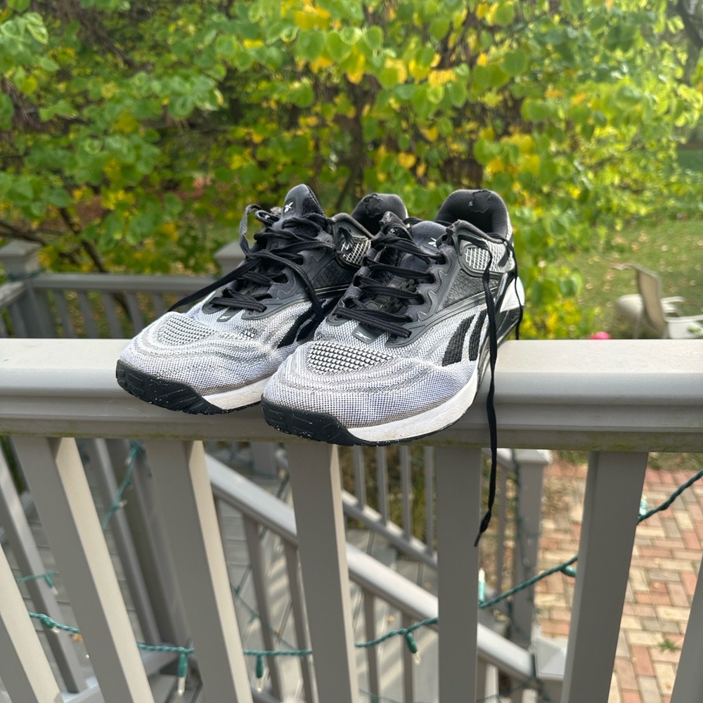 Reebok Black and Gray Athletic Shoes